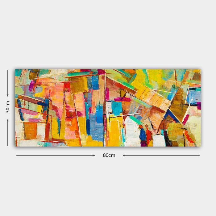 Wallity Lienzo Decorativo Multicolor 30 x 80 cm